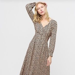 Sale!! NWT J. Crew Leopard Print Dress